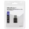 Adaptador USB Wi-Fi mini inalámbrico compacto QOLTEC 57007 – Single-Band 2,4 GHz, hasta 150 Mbit/s, antena interna
