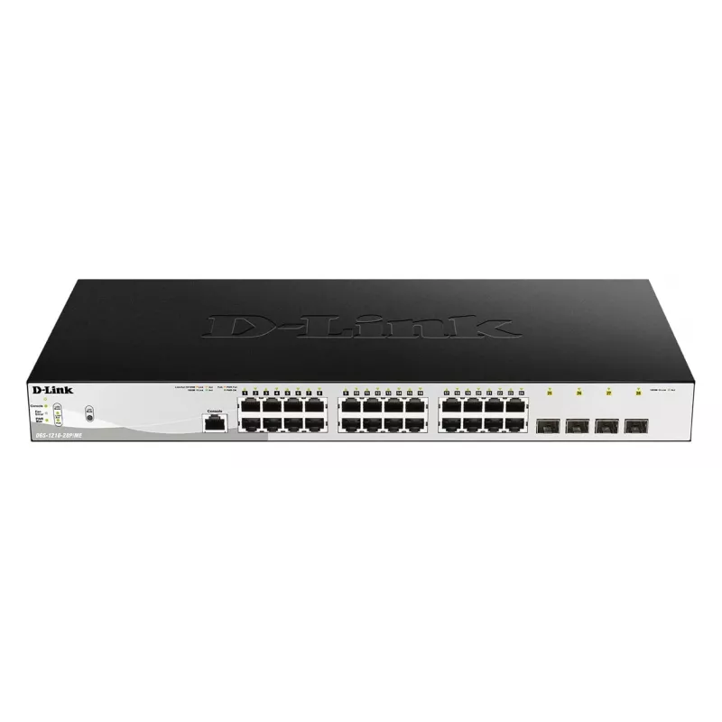D-Link DGS-1210-28P/ME/E Switch de red Gestionado L2/L3 Gigabit Ethernet (10/100/1000) Power over Ethernet (PoE) 1U