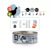 3COTY pavo con pollo y krill Senior - comida húmeda para gatos - 80g
