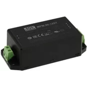 Fuente de alimentación MEAN WELL MPM-90-12ST 90 W interior 12 V negro, entrada 80–264 V, 2xMOPP, EN/UL 60601