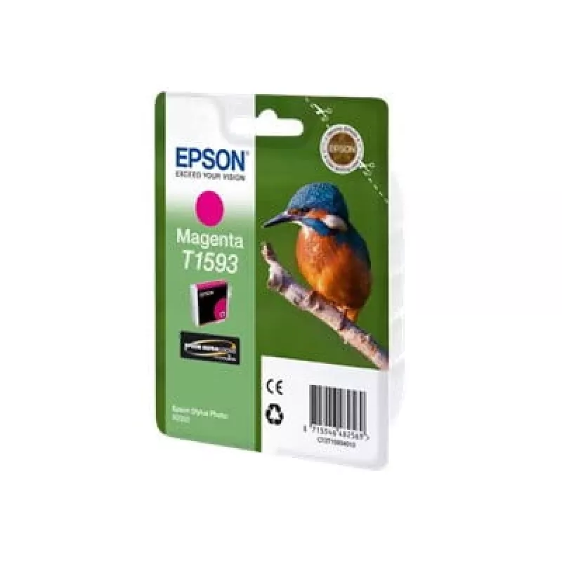 Epson T1593 magenta, magenta, tinta pigmentada, 17 ml, 1 ud., 1200 páginas