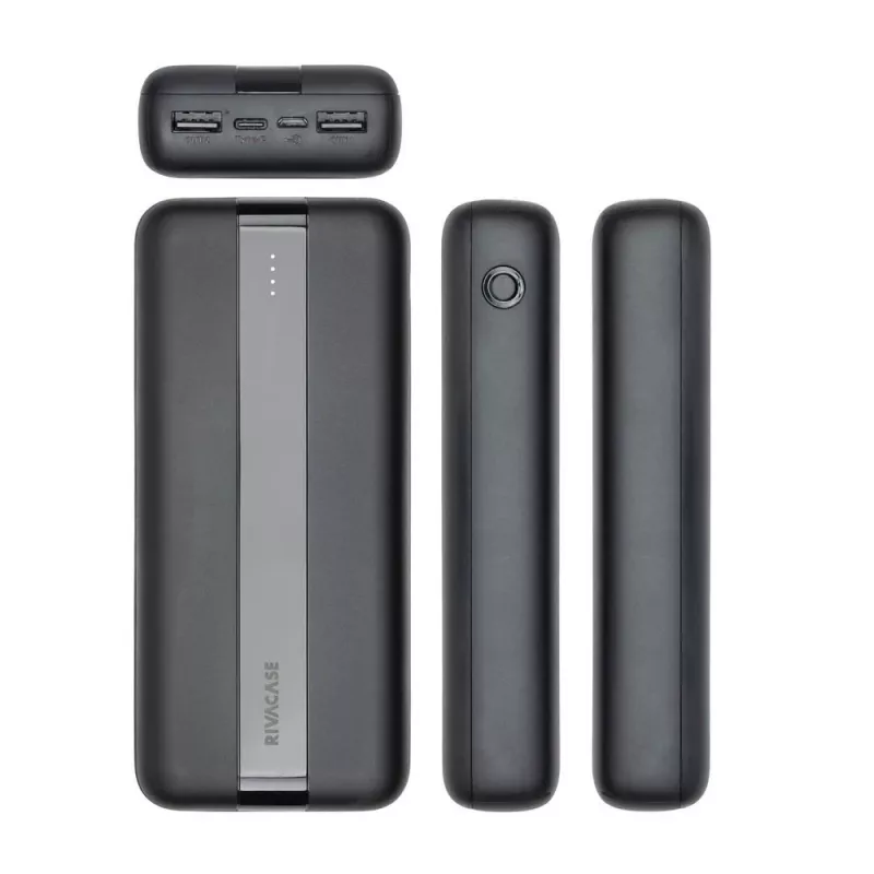 Batería externa USB 20000MAH/VA2081 negra Rivacase