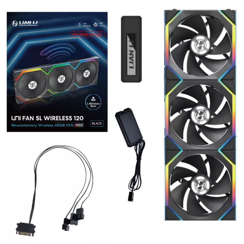 Ventilador Lian Li UNI FAN SL Wireless 120 Reverse Blade