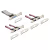 Adaptador de interfaz Mini-PCIe interno DELOCK 95279 — Host serie, salida Mini-PCIe, soporte RS-232, 460,8 Kbit/s, FIFO 256 B, 30×51×10 mm
