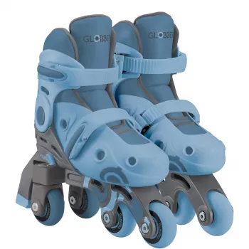 Patines de aprendizaje 2 en 1 talla 30-33, patines en línea azul