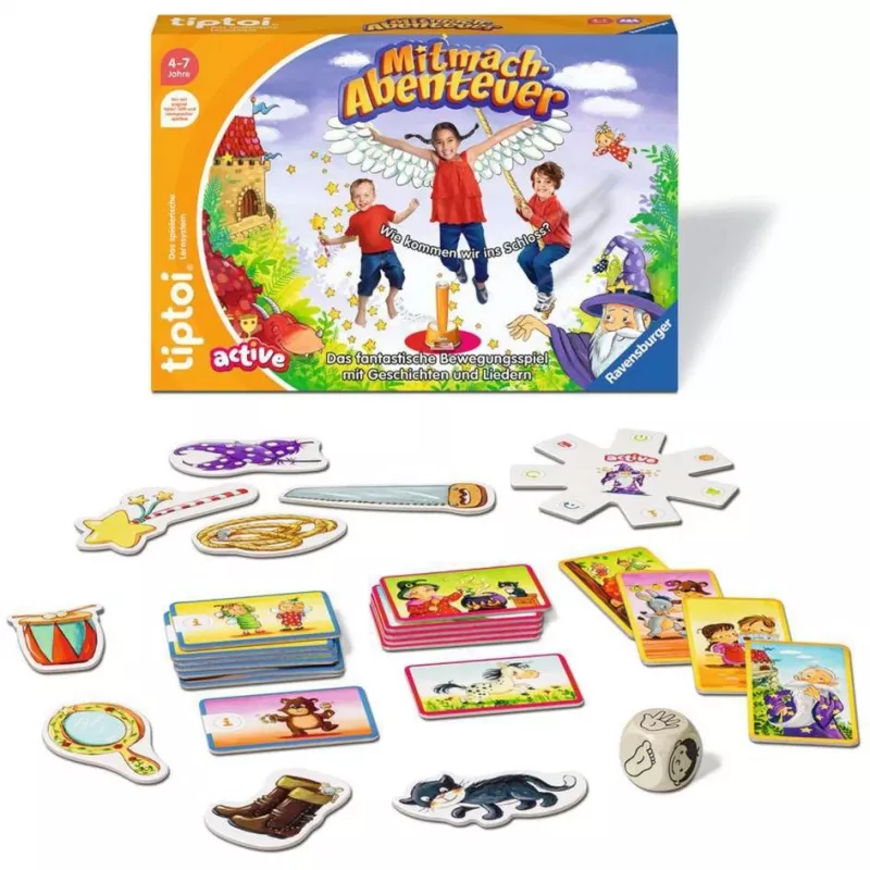 tiptoi ACTIVE aventura interactiva, juego de habilidad