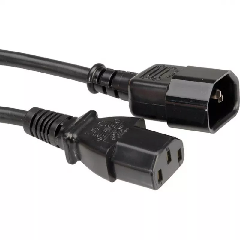 ROLINE Cable de alimentación para monitor – Cable alargador de alimentación