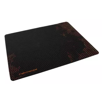 Alfombrilla de ratón ESPERANZA EA146R — alfombrilla gaming de goma 440 × 354 × 4 mm, base antideslizante, negro/rojo