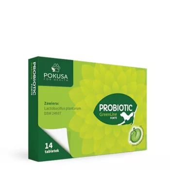 POKUSA Probiotic Forte GreenLine - probiótico para perros - 14 uds.