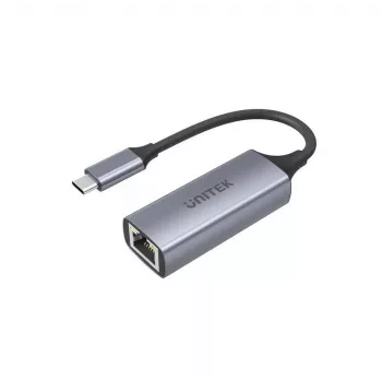 Tarjeta de red Unitek U1312A, IEEE 802.3, gris, cable de 0,5 m