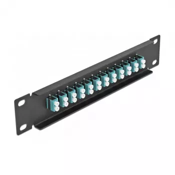 Panel de parcheo de fibra óptica DeLOCK 10
