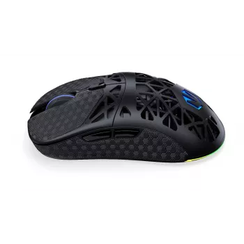 Ratón gaming inalámbrico ENDORFY LIV — para diestros, óptico 12000 DPI, Bluetooth/2,4 GHz, con cable USB-A/USB-C, 5 botones, iluminación aRGB