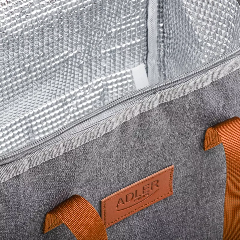 Bolsa térmica Adler AD 4523, capacidad 10 L, bolsa isotérmica blanda para alimentos y bebidas