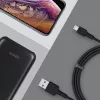 AUKEY CB-AL05 cable de nailon Lightning a USB-A MFi, 2 m, negro