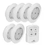 Set de lámparas LED con mando a distancia Maclean Energy MCE165, pilas AAA, 6 uds. en el set