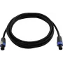 Cable de altavoz PSSO 4x2,5 mm², 5 m, negro