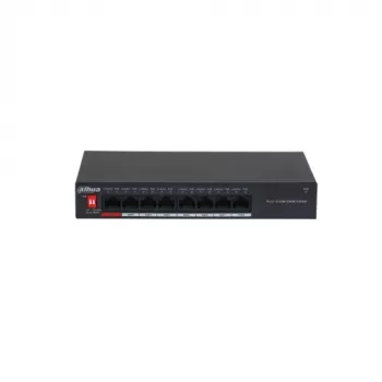 Switch de red DAHUA DH-PFS3008-8GT-96 Unmanaged 8 puertos 1Gbps