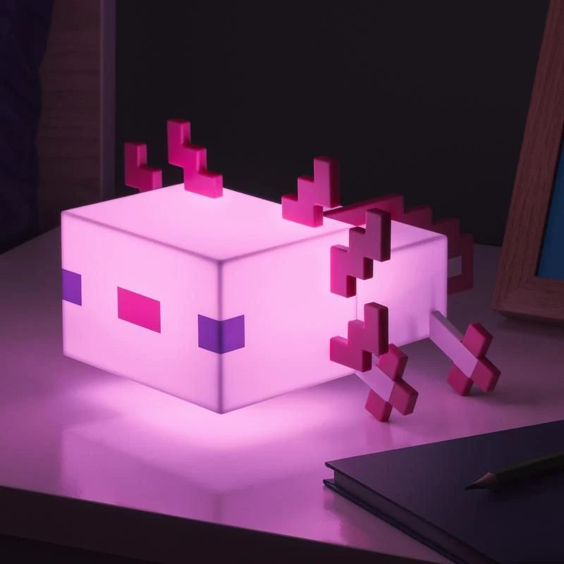 Luz Paladone Minecraft Axolotl
