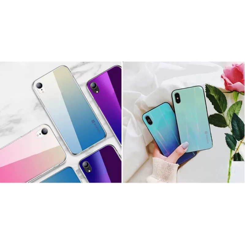 Funda protectora Evelatus para Samsung A20 — Gradient Glass 3, diseño Under Water