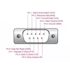 Adaptador DeLOCK USB 2.0 Type-A a serie RS-232 D-Sub 9 pines conector macho 0,25 m