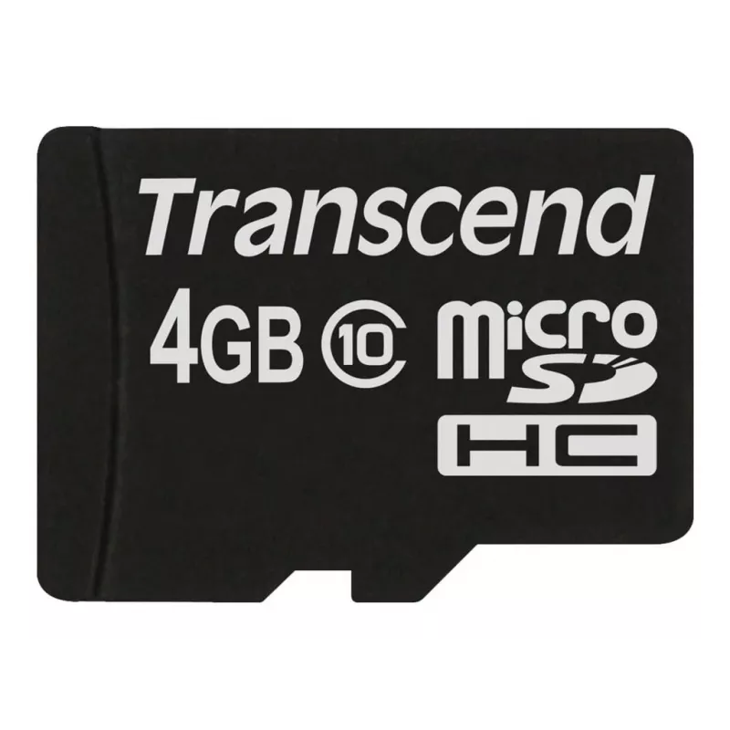 Memoria flash Transcend 4GB MicroSDHC Class 10 TS4GUSDC10