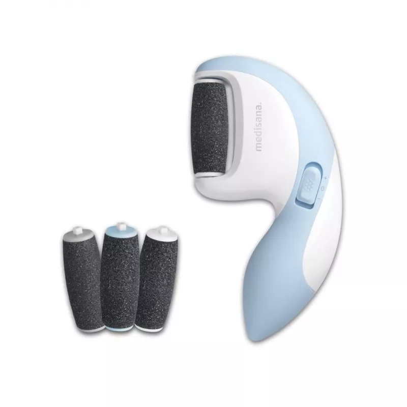 Pulidor de uñas eléctrico Medisana CR 870 – 3 accesorios, azul/blanco