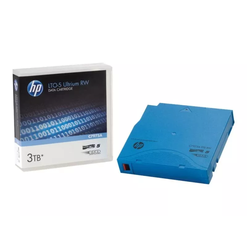 Hewlett Packard Enterprise HPE Ultrium Non-Custom Labeled Data Cartridge - 20 x LTO Ultrium 5 - 1,5TB / 3TB - etiquetado - Light Blue - medio de almacenamiento (C7975AN)