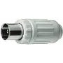 Triax KOK 3 N - IEC 60169-2 - hembra - blanco - KOKA 2200 SAT - F6 TSV (153121)