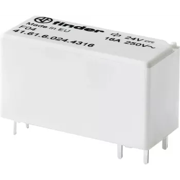 Relé PCB Finder 12 V/DC 16 A 1 contacto normalmente abierto 41.61.6.012.4316 1 ud. (41.61.6.012.4316)