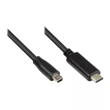 Good Connections cable USB2.0 C-Mini B 5 pol. negro 1,8 m