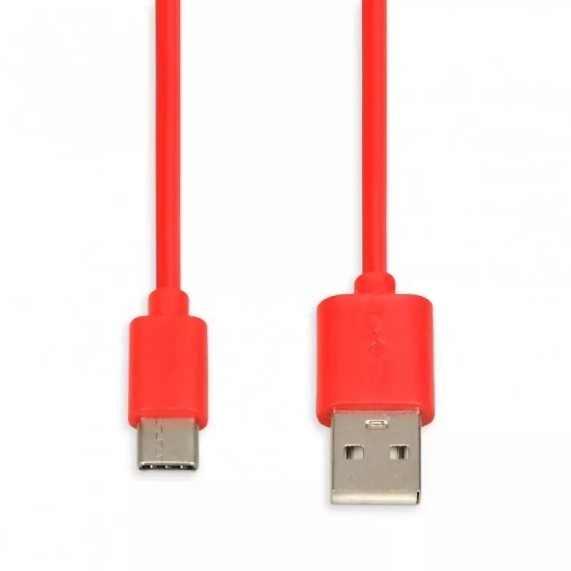 Cable USB IBOX IKUMTCR 1 m, USB A a USB‑C, USB 2.0, rojo