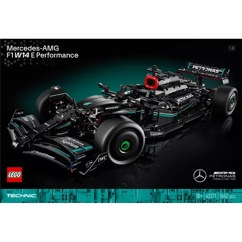 LEGO Technic 42171 Mercedes-AMG F1 W14 E Performance, escala 1:8, 1642 piezas, 18+