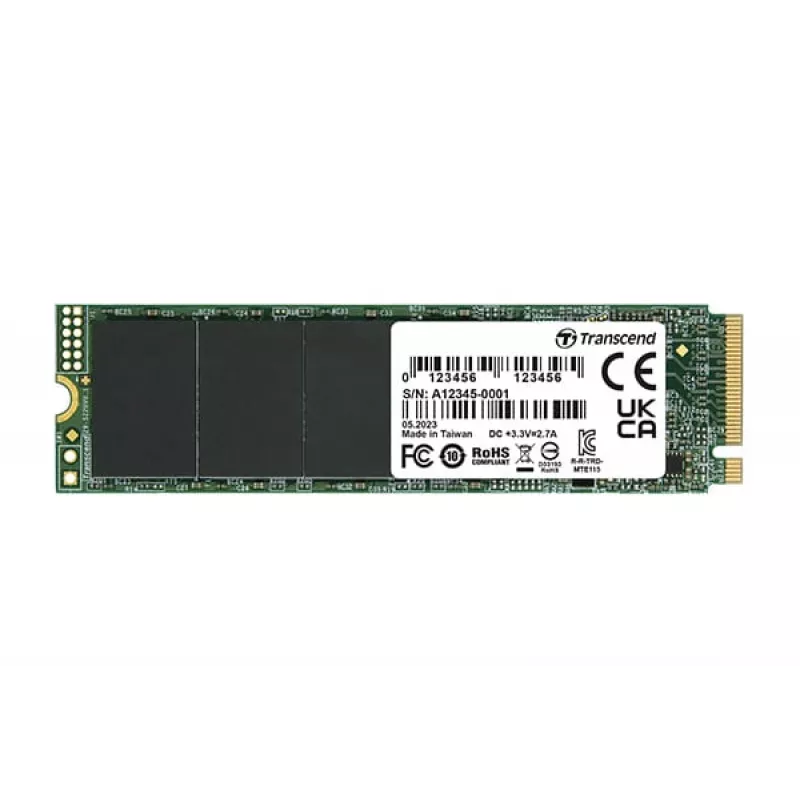 Unidad SSD Transcend 500 GB M.2 PCI Express 3.0 NVMe TS500GMTE115S