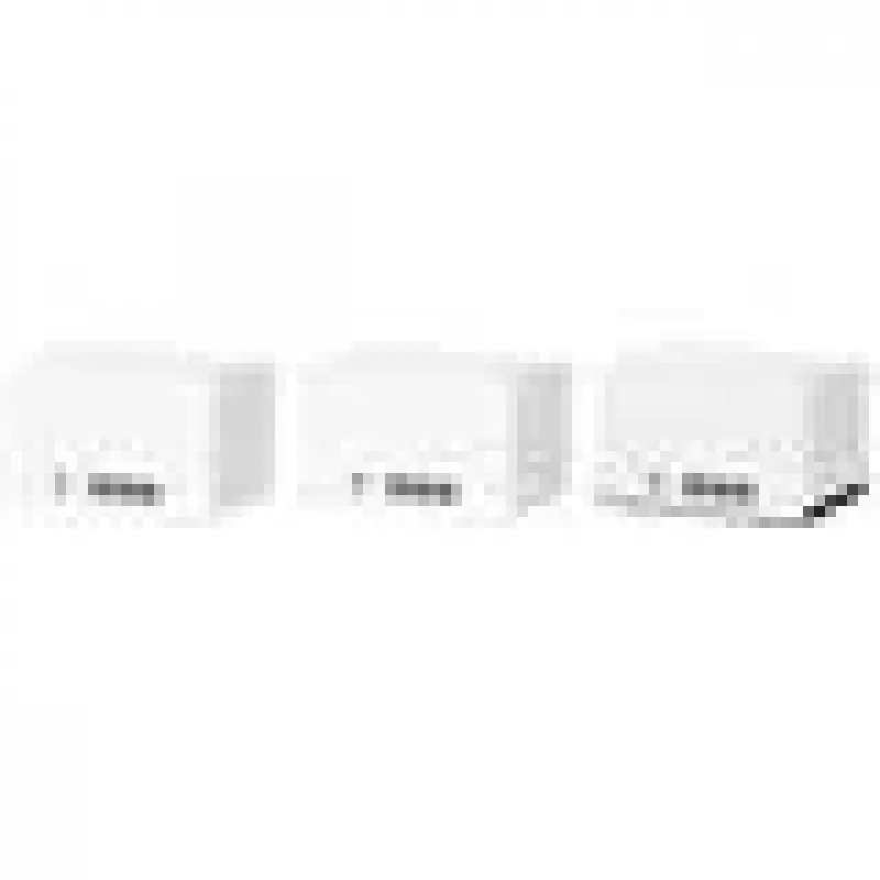 Router MERCUSYS Halo H85X Dual-Band Wi‑Fi 6 (802.11ax), 2,4/5 GHz, hasta 2402 Mbit/s, 3 puertos LAN, blanco (pack de 3)