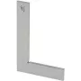 Escuadra plana 0373106, 250 x 160 mm, 90°, estándar de fábrica