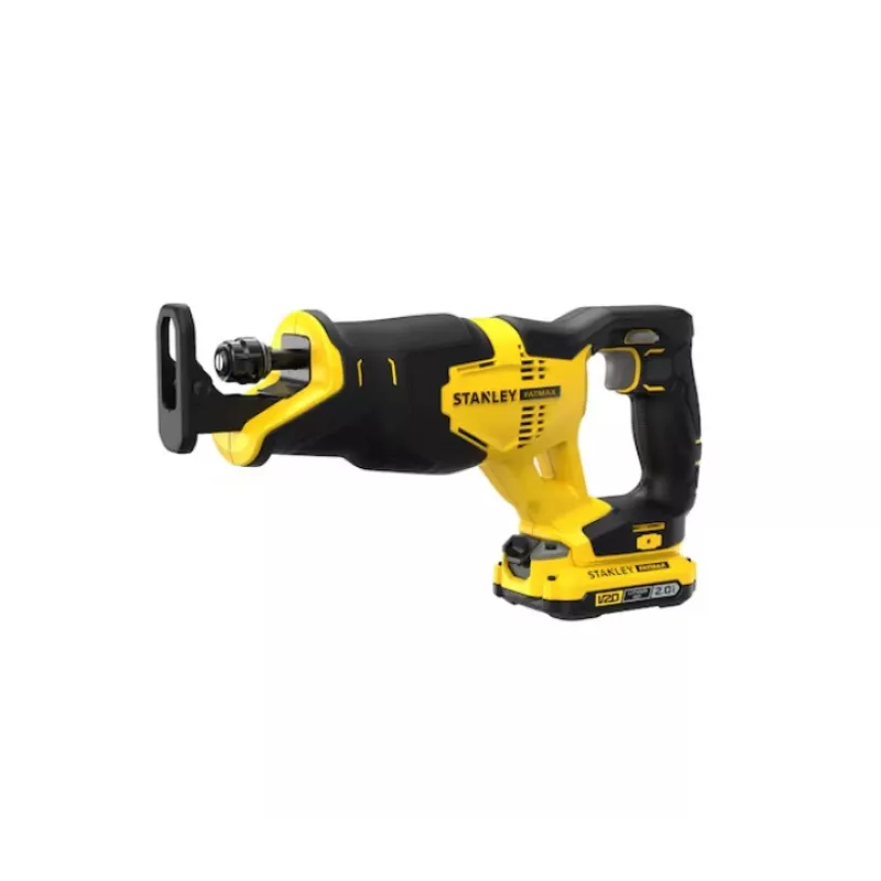 Sierra sable STANLEY 20V Max con 2 baterías de 2,0Ah y maletín