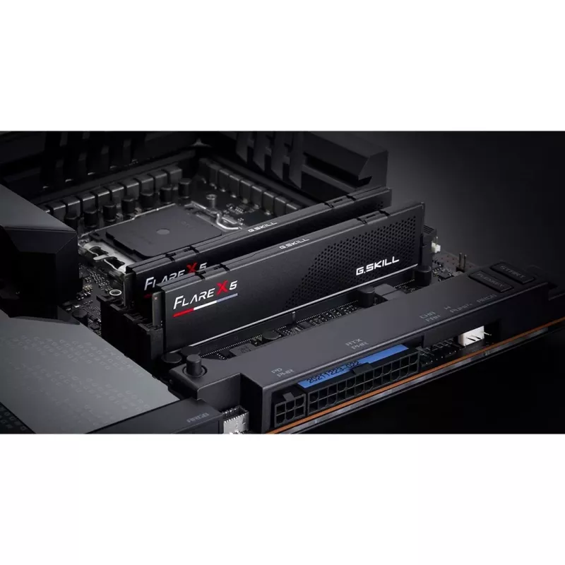 DIMM 32 GB DDR5-6400 (2x 16 GB) Dual-Kit, memoria RAM negra, F5-6400J3239G16GX2-FX5, Flare X5, AMD EXPO