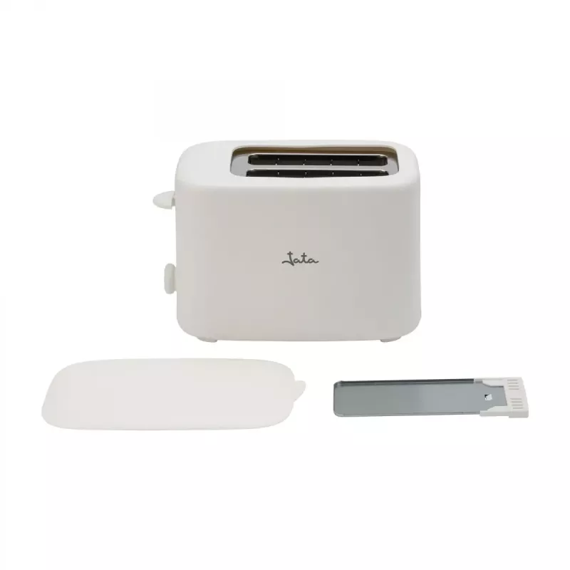 Jata JETT1048 tostadora, 2 ranuras, 750 W, 6 niveles de tostado, blanca