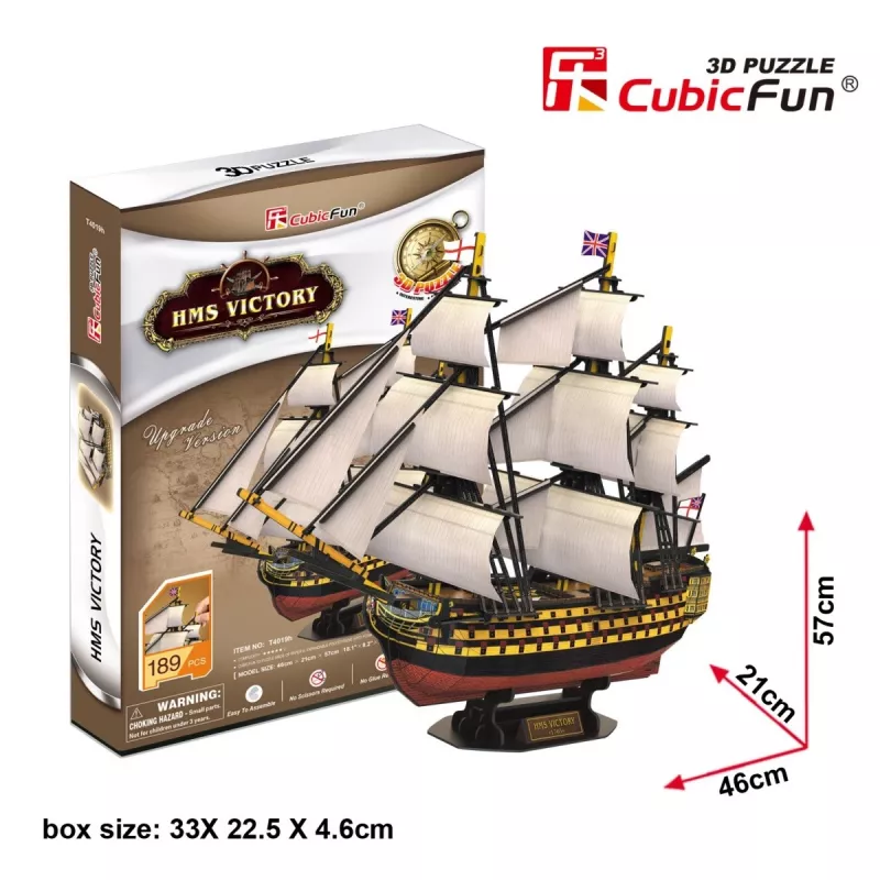 Puzle 3D CubicFun HMS Victory