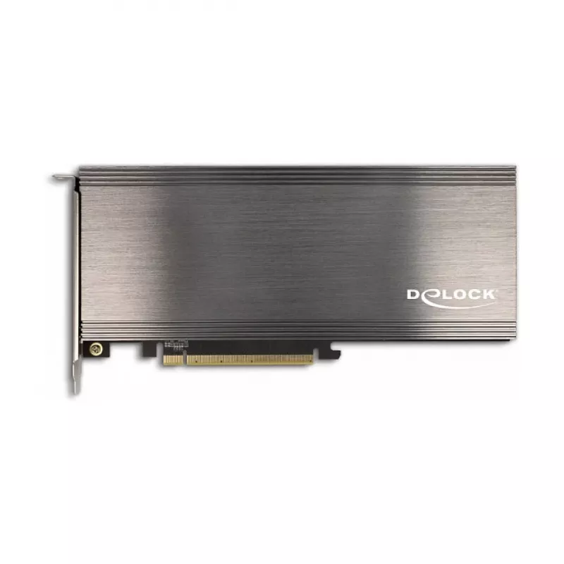 Tarjeta DeLOCK PCI Express 4.0 x16 a 4 x NVMe M.2 Key M internos con disipador y ventilador
