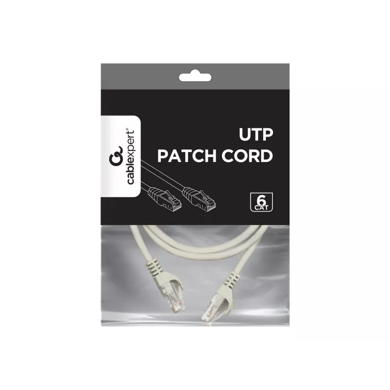 Cable de red Gembird PP6U-2M gris Cat6 U/UTP (UTP)