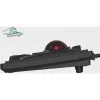 Teclado mecánico con cable de tamaño completo KeySonic KSK-8202ELU-T (DE) — USB, distribución alemana, negro