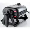 Gofrera Tefal WM756D 2 gofres 1200 W negro, acero inoxidable