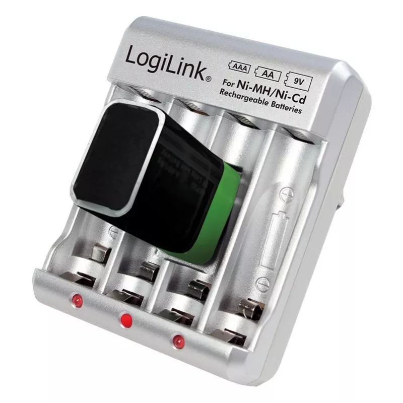 Cargador de baterías para Ni-MH / Ni-Cd AA / AAA / 9V