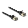 Cable de red DeLOCK RJ45 Cat.8.1 F/FTP Slim Pro 5 m negro