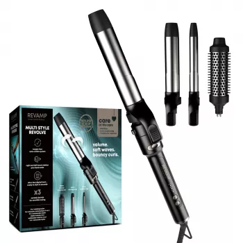 Moldeador de pelo Revamp Multi Style Revolve CL-3500-EU 3 en 1 – cepillo, secador de pelo, aportador de volumen