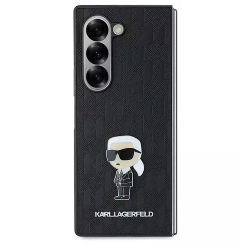 Karl Lagerfeld | KLHCZFD6SAPKINPKK | parte trasera | Samsung | Galaxy Z Fold6 | plástico | negro