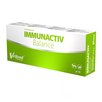 Vetfood Immunactiv Balance refuerzo de la inmunidad para perros y gatos 60 cápsulas