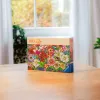 Ravensburger Feel Well & Puzzle - Ventana de flores, 100 piezas, elementos táctiles