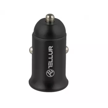 Cargador de coche Tellur PD60W QC30W T-MLX43921 — carga rápida PD de 60W y QC de 30W para vehículos